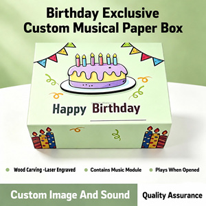 Boîte <span class=keywords><strong>à</strong></span> musique <span class=keywords><strong>Joyeux</strong></span> <span class=keywords><strong>Anniversaire</strong></span> en gros, boîte musicale personnalisée pour cadeau surprise d'<span class=keywords><strong>anniversaire</strong></span>, boîte cadeau personnalisée pour enfants - Product Image 1