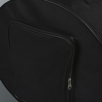 Bolsa Redonda de Nailon Oxford para Batería, con Asa Acolchada, Cierre de Cremallera en Toda la Circunferencia, Bolsillo Frontal, Color y Logotipo Personalizables, Venta al Por Mayor