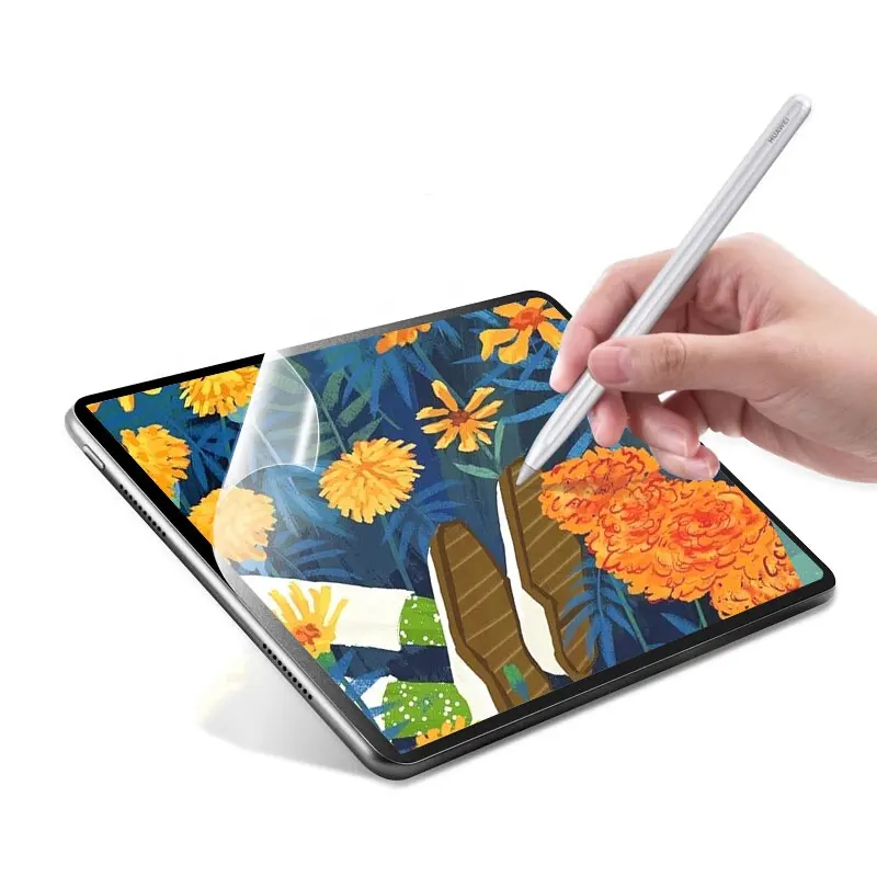 Anti-Fingerprint PET Matte Paper like Anti Glare Texture Drawing Screen Protector Film For Apple iPad 10 12 Inch