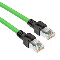 Cable Industrial Cat5e SF/UTP de Alta Flexibilidad, RJ45 a RJ45, Cable Ethernet Industrial con Cubierta de PVC y Cobre Multifilar