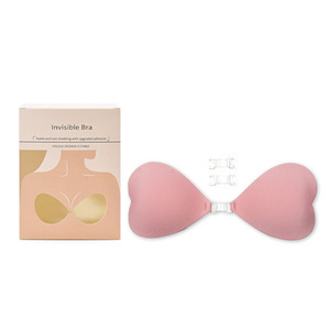 Pétales de poitrine autocollants en forme de cœur, sans bretelles, sans dos, invisibles, pour bikini sexy pour femmes - Product Image 1