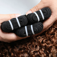 Extensiones de Cabello Humano Rizado Birmano Borgoña 99J Rojo, Tejido de Cabello Humano 16-30 Pulgadas, Remy Ondulado Profundo, Oferta de 1/3/4 Paquetes
