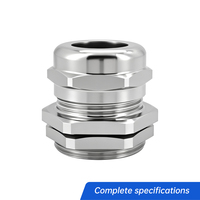 Presse-étoupe étanche en acier inoxydable certifié ROHS IP68 pour câbles basse/haut tension M10 M12 M14 M16 M18 M20 M25 M28 M30 M32 M40