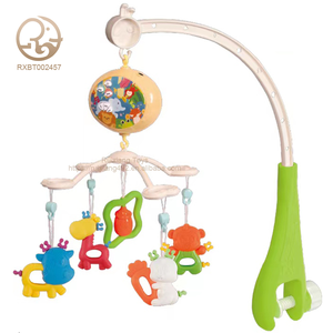 Juguete para Recién Nacido con Control Remoto, Campana <span class=keywords><strong>de</strong></span> Cama Musical <span class=keywords><strong>de</strong></span> Proyección, Cuna Colgante <span class=keywords><strong>de</strong></span> Plástico, Móvil con Caja <span class=keywords><strong>de</strong></span> Música Embalada, Unisex - Product Image 1