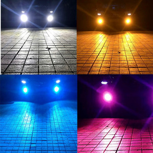 K3P H3 H1 <span class=keywords><strong>H4</strong></span> H7 H11 880 9005 9006 LED ตัดหมอกแสงสีเขียวมะนาวน้ำแข็งสีฟ้า - Product Image 3