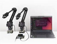 Brazo Robótico ZYSY Raspberry PI 5 con ESP32, Mecanismo de Dirección Ro-M2-S, Código Abierto para Educación en Programación DIY 2-Pro