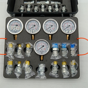 디지털 시계 유압 고압 게이지 굴삭기 유압 압력 테스트 게이지 유압 압력 테스트 게이지 키트 - Product Image 4
