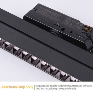 Gấp <span class=keywords><strong>LED</strong></span> ánh sáng theo dõi 3 giai đoạn 4 dây dài theo dõi ánh sáng trần đường sắt lưới tản nhiệt đèn tại chỗ cho cửa hàng quần áo phòng khách - Product Image 6