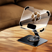 Support de tablette en acrylique transparent rotatif à 360°, multicolore, compatible iPad, réglable, pliable, antidérapant, pour bureau – Vente en gros usine