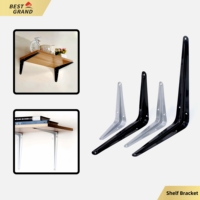 Support mural robuste de haute qualité, étagère pliante triangulaire en forme de L