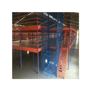 Hot Sale & High Quality Heavy Duty Shelving Rack Attic Metal Heavy Loading Weight 3 Tiers Mezzanine Floor