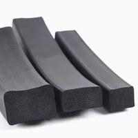 Joint d'étanchéité en caoutchouc EPDM extrudé sur mesure pour l'industrie OEM, profil spécial résistant à l'usure, noir