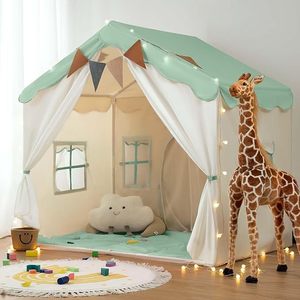 Tente de jeu Château de Princesse en Gros pour Enfants, pour l'intérieur avec Fenêtre, Maison Portable pour Nuitée Bébé/Tout-petit, Jouet Durable en Polyester - Product Image 5