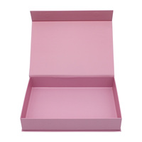 Emballage cosmétique personnalisé de haute qualité, écologique, boîte cadeau en papier pliable rose mat, crème pour le visage, vernis à ongles, huile
