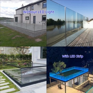 Prix d'usine, personnalisable, profilé en U en alliage d'aluminium, bande LED <span class=keywords><strong>pour</strong></span> garde-corps en verre, <span class=keywords><strong>pour</strong></span> villa, balcon, <span class=keywords><strong>piscine</strong></span>, <span class=keywords><strong>escalier</strong></span>, moderne - Product Image 4