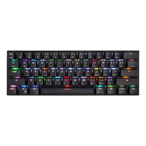 Motospeed Bàn Phím Cơ CK62 61 Phím RGB Bàn Phím Chơi Game Hai Chế Độ BT Có Dây USB Có Công Tắc Đỏ OUTEMU Đen Trắng Hồng - Product Image 3