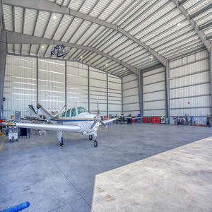 Venda Quente de Estruturas de Aço Leve Pré-fabricadas de Alta Qualidade para <span class=keywords><strong>Hangar</strong></span> de Aeronaves, Usadas em Garagens e Fazendas - Product Image 2