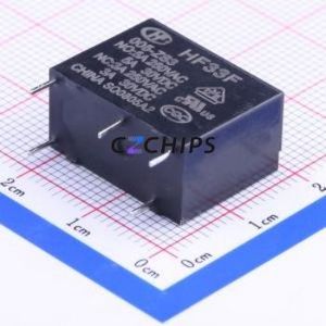 HF33F/005-ZS3 Power Relay Through hole Component THT,10.2x20.5mm Relay 5V 1 Changeover: 1C SPDT-Changeover::: 5 250V-AC/30V-DC - Product Image 1