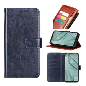 Wallet Stripes Flip Leather Phone Case For TCL 502 405 406 403 408 ION Z X V 40 XL XE 40 T 40X Smart M23 shockproof Cover