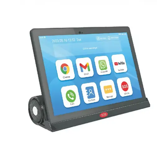 Multifuncional 10 pulgadas OEM Android13 Audio Tablet PC tarjeta Sim 4G + 64G Bluetooth SOS Hotel reunión de negocios tableta de orden de aprendizaje