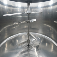 Machine automatique de fabrication de beurre de cacahuète et de confiture, cuve de mélange de beurre de cacao avec agitateur