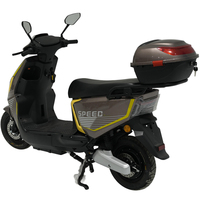 Nouveaux modèles de scooters électriques à deux roues, puissants, avec moteur 60V, motos électriques avec boîte de rangement centrale, vélos électriques