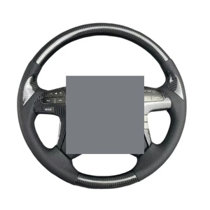 Volant de course sport à fond plat en fibre de carbone pour Toyota Hilux Revo Crossover Runner Overlord Alphard Corolla - Product Image 6