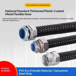 Gaine de câblage flexible en acier galvanisé plastifié Jingsheng, résistante au feu, pour le routage de câbles <span class=keywords><strong>13</strong></span>/16/20/25 mm - Product Image 5