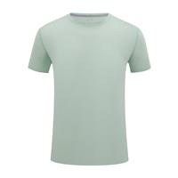 T-shirt de sport unisexe personnalisé à séchage rapide, tricoté, écologique, anti-transpiration, anti-plis, respirant, coupe classique