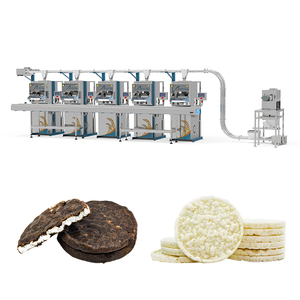 Ligne de production de gâteaux aux granules de riz Machine industrielle à gâteaux <span class=keywords><strong>pop</strong></span> au riz noir Machine à gâteaux de riz <span class=keywords><strong>pop</strong></span> carré - Product Image 2