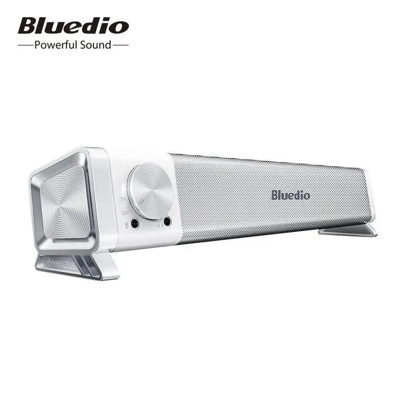 Bluedio LS สาย USB แบบพกพา,ลำโพงไร้สายแบบมีสายใช้คอมพิวเตอร์ซาวด์บาร์บลูทูธไร้สายพร้อมลำโพงเล่นเกม PC เอฟเฟกต์เสียงเสมือนจริง7.1