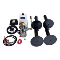 Système de nivellement et d'équilibrage de camping-car à haute capacité de charge avec vérins hydrauliques télécommandés pour quinquième roue de caravane