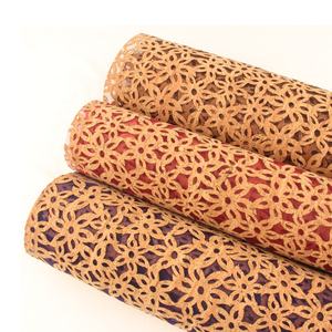 INFOCORK Tissu <span class=keywords><strong>de</strong></span> liège creux au laser à <span class=keywords><strong>prix</strong></span> compétitif <span class=keywords><strong>de</strong></span> haute qualité-Textiles <span class=keywords><strong>de</strong></span> couture pour sacs à main et portefeuilles | Durable - Product Image 1