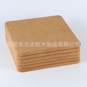 Sous-verres ronds en liège écologiques, isolants thermiquement, résistants à l'usure, style classique, pour la protection des boissons - Product Image 5