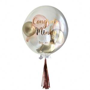 Globos Bobo Súper Transparentes de 12-36 Pulgadas al por Mayor, Decoraciones para Fiestas de Cumpleaños y Bodas, Artículos Promocionales para Fiestas - Product Image 1