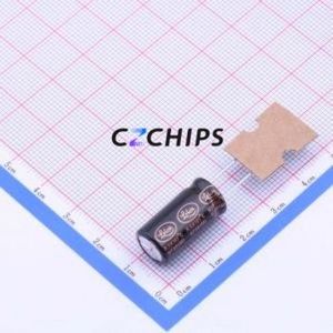 Condensateur électrolytique en aluminium à montage traversant RXK331M1VSA-1020P, D10xL20mm 330uF 20% 35V 1.04A-100kHz - Product Image 1