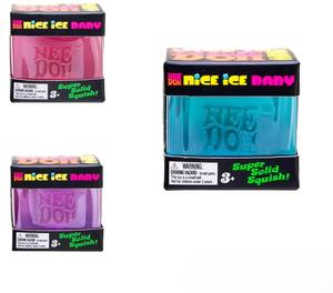 Juguete Sensorial Antiestrés Schylling NeeDoh Nice Ice Baby Cube, Juguete Sensorial Suave y Blandito de 1.25 Pulgadas - Product Image 2