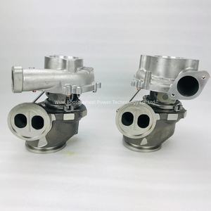 Turbocompresseur double d'origine RHF55B VU22 VU21 330498 330499 F57CADS0011B F57CADS0012B pour moteur <span class=keywords><strong>488</strong></span> pista <span class=keywords><strong>GTB</strong></span> GTS V8 3.9T 3.9L - Product Image 1