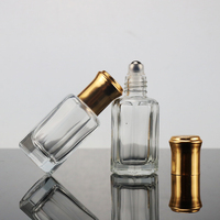 Grosir Botol Rol Minyak Esensial Kaca Attar Octagon 3Ml 6Ml 12Ml Parfum Kosong