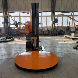 Pallet <strong>Shrink</strong> <strong>Wrap</strong> Semi <strong>Auto</strong> Prestretching Film Packaging Pallet <strong>Shrink</strong> <strong>Wrap</strong> <strong>Machinery</strong> - Product Image 3