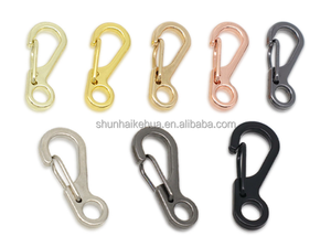 ห่วงคาราบิเนอร์ขนาดเล็ก SF ขนาด45มม. คาราไบเนอร์แบบมีตะขอสปริงขนาดเล็กสำหรับกระเป๋าเป้สะพายหลังขวดพวงกุญแจ - Product Image 3