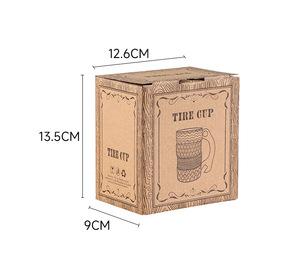 Venta al por mayor fresco 430ml negro personalizado neumático de cerámica 3D neumático taza de café para hombre regalo <span class=keywords><strong>del</strong></span> Día <span class=keywords><strong>del</strong></span> <span class=keywords><strong>Padre</strong></span> Promoción de Empresas de automóviles - Product Image 5