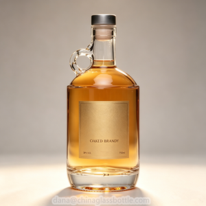 Bouteilles en verre personnalisées de 500 ml et 750 ml pour vin de fruits, avec poignée, pour l'emballage de liqueurs, brandy, whisky, miad, <span class=keywords><strong>gin</strong></span> - Product Image 3