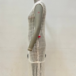 <span class=keywords><strong>TILDE</strong></span> Häkel-Strickkleid für Damen, elegant, lässig, enganliegend, Winter-Herbst-Mode, 3D-Strick - Product Image 5