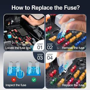 New Car Fuse Box Set 300PCS Mini Zinc Medium and Small Fuses Electronic Modules Kit - Product Image 4