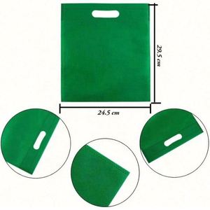 Wholesale Customized Eco-Friendly Recycled Die Cut Non Woven <b>Shopping</b> Bag with Printing Logo - Product Image 3