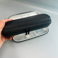 Étui de transport réutilisable en EVA pour stylos cosmétiques, boîte d'emballage de voyage avec poignée, logo personnalisé imprimé, réduction sur les achats en gros