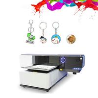 Imprimante UV à plat automatique FORTUNE 6090 pour coques de téléphone en céramique, badges en acrylique, clés, bouteilles de golf, tasses, impression UV sur matériaux flexibles