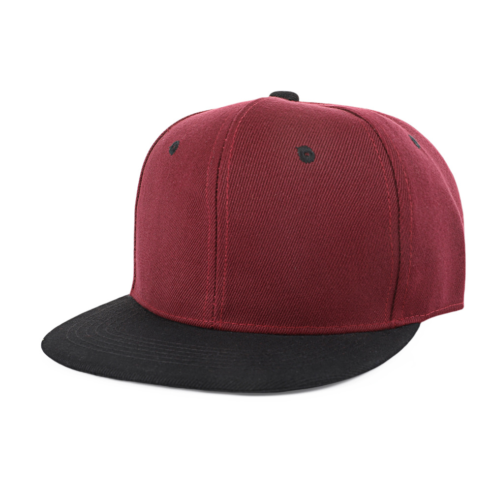 Wine red + black