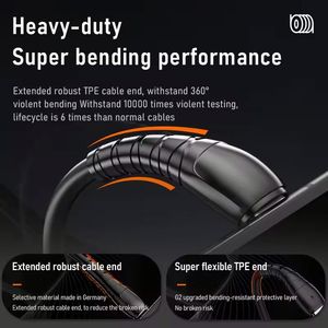 สายชาร์จ2.4A ไมโครชนิด C รองรับการชาร์จเร็วสำหรับโทรศัพท์มือถือ QC3.0 - Product Image 5